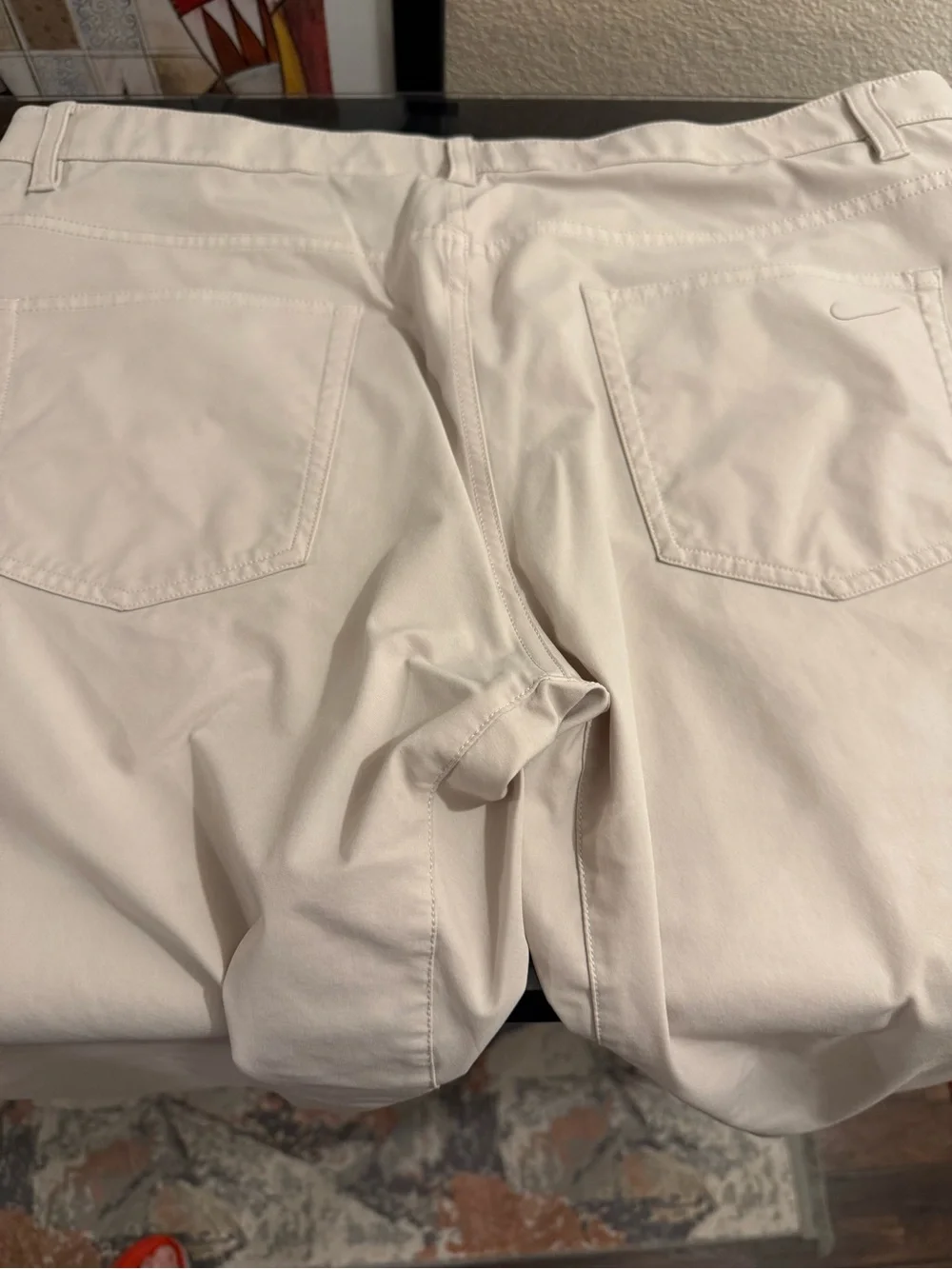 Nike Men's Chino-Style Pants in Light Beige